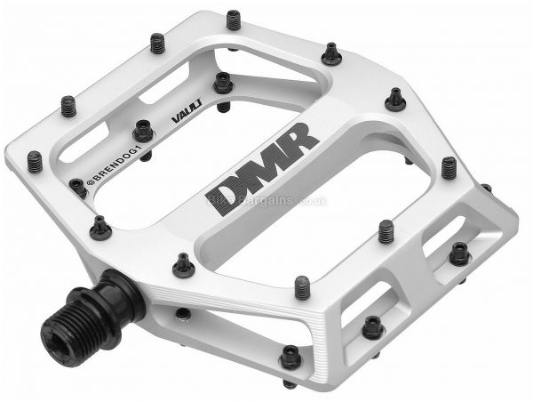 DMR Vault Brendog Pedals Flat, MTB, 430g, Alloy, Steel, White, Black, 9/16"