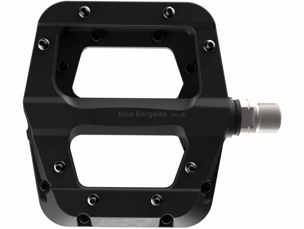 Race Face Chester Flat Pedals Flat, MTB, 340g, Steel, Composite, Black, 9/16"