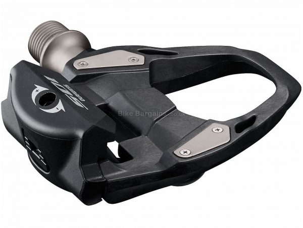 Shimano 105 R7000 SPD-SL Pedals Clipless, Road, 265g, Carbon, Steel, Black, Silver, 9/16"