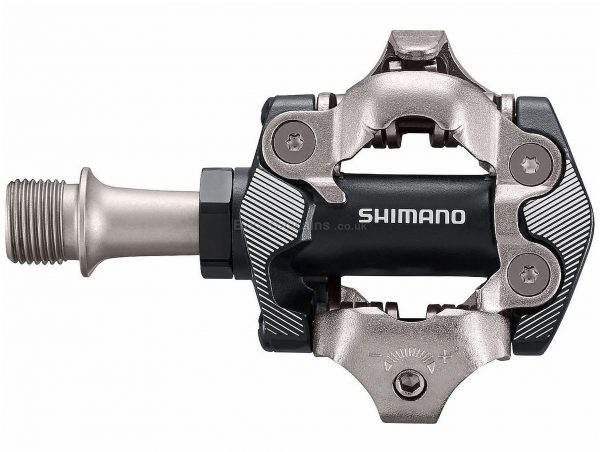 Shimano XT M8100 SPD Pedals Clipless, MTB, 340g, Alloy, Steel, Black, Silver, 9/16"