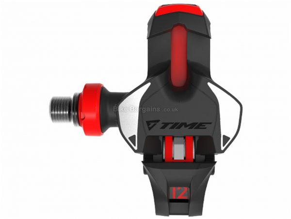 Time XPRO 12 Pedals Clipless, Road, 188g, Carbon, Steel, Black, Red, White, 9/16"