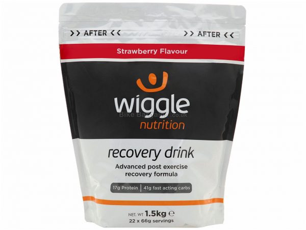 Wiggle Nutrition 1.5kg Recovery Drink 1.5kg, Silver, Black