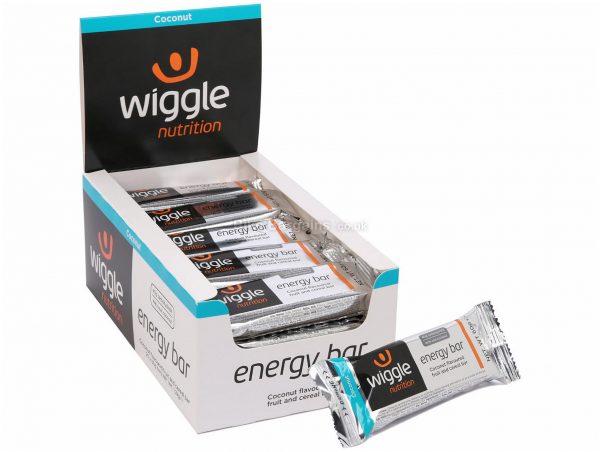 Wiggle Nutrition 20 x 60g Energy Bar 60g, Silver, Black