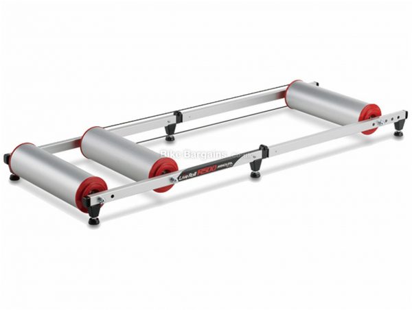 Minoura Live Roll R500 Rollers 105mm rollers, Silver, Red