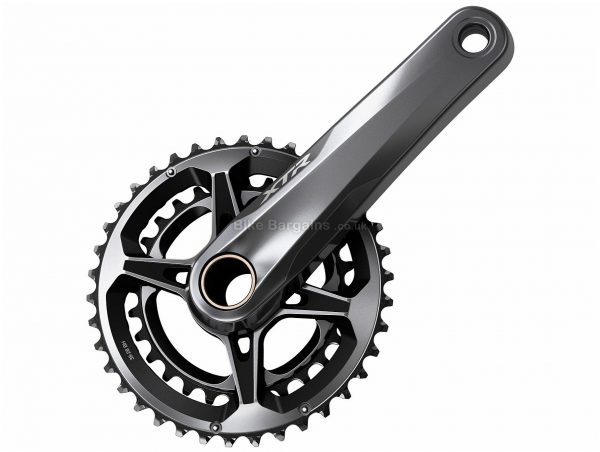 Shimano XTR M9120 12 Speed Double Chainset 165mm, 170mm, Double, 12 Speed, Alloy, 592g, Grey
