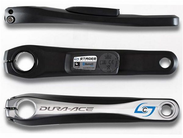 Stages Shimano Dura-Ace 7900 Power Meter 180mm, Left Crank, Alloy, Black, 20g extra