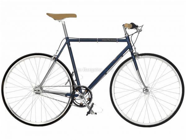 Bianchi Pista Via Brera Street Single Speed Road Bike 51cm, Blue, Steel, Single Speed, Calipers, 700c
