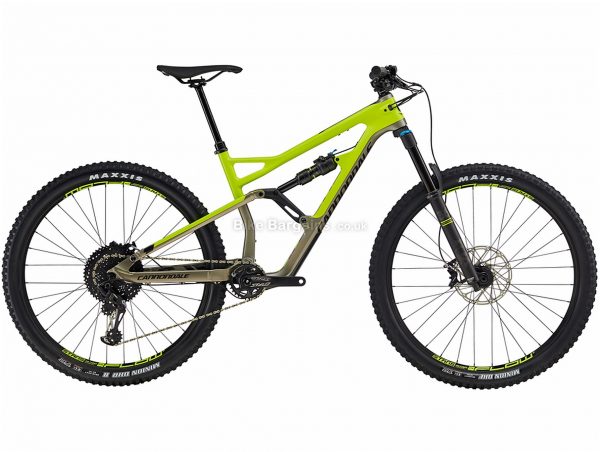 Cannondale Jekyll 3 29er Carbon Full Suspension Mountain Bike 2019 S, Green, 27.5", Full Suspension, 11 Speed, Disc, Single Chainring