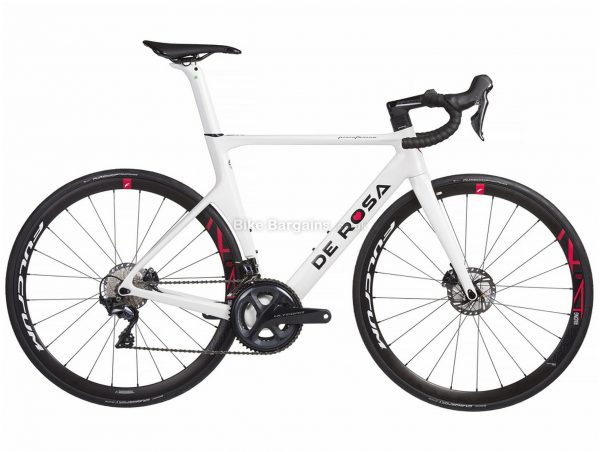 De Rosa SK Pininfarina Ultegra Carbon Road Bike 2020 54cm, White, Black, Carbon, 700c, 11 Speed, Double Chainring, Disc