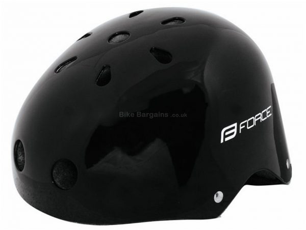 Force BMX Helmet L,XL, Black, Yellow, Orange