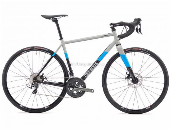 Genesis Equilibrium Disc 10 Steel Road Bike 2018 S, Grey, Blue, Black, Steel, 700c, 10 Speed, Double Chainring, Disc, 10.68kg