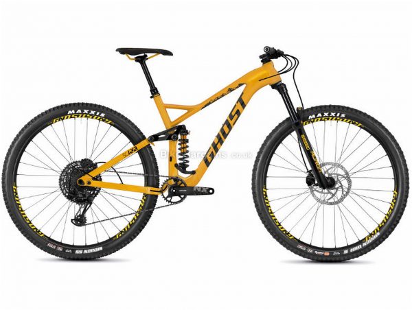 Ghost SL AMR 4.9 Alloy Full Suspension Mountain Bike 2019 S, Yellow, Black, Alloy, 29", 12 Speed, Single Chainring, Disc, Full Suspension