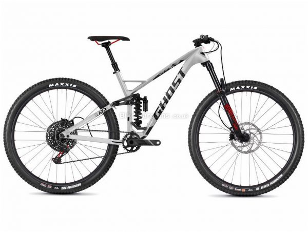 Ghost SL AMR 9.9 Carbon Full Suspension Mountain Bike 2019 XL, Silver, Black, Carbon, 29", 12 Speed, Single Chainring, Disc, Full Suspension