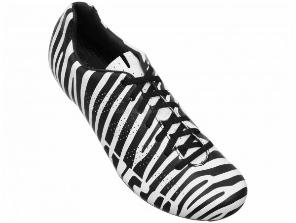 Giro Zebra Empire Road Shoes 43, Black, White, 215g, Men's, Road, Carbon, Laces
