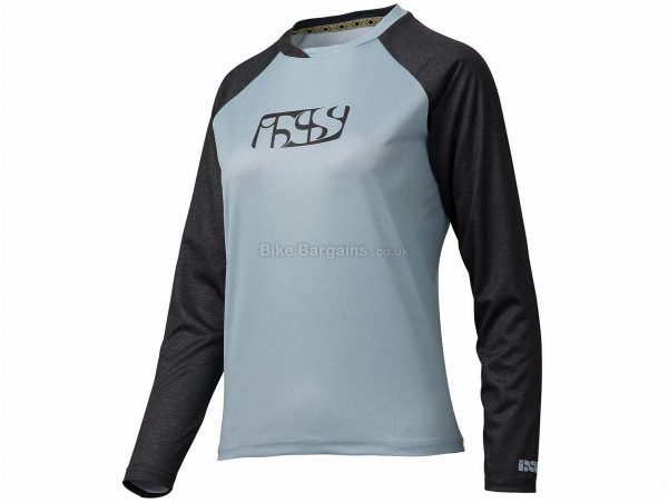 IXS Ladies Progressive 7.1 Long Sleeve Jersey 2017 XXS, Grey, Black