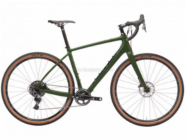 Kona Libre DL Adventure Carbon Road Bike 2019 49cm, Green, Carbon, 700c, 11 Speed, Single Chainring, Disc