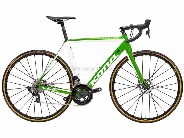 Kona Zone Ltd Disc Carbon Road Bike 2018 59cm, 61cm, Green, Carbon, 11 Speed, Disc, Double Chainring
