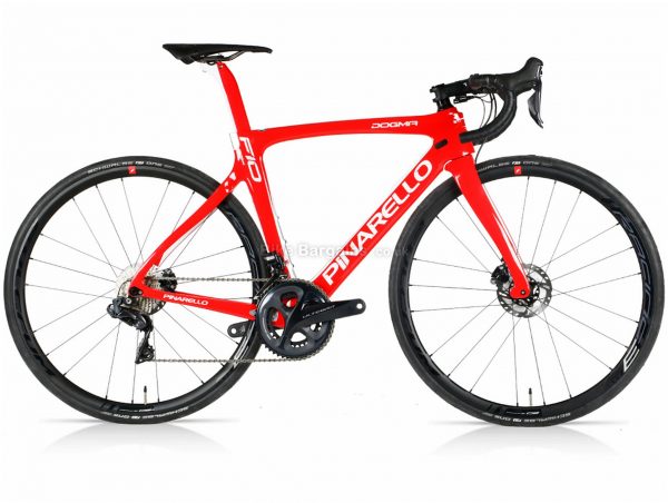 Pinarello Dogma F10 Disc Ultegra Di2 Carbon Road Bike 2019 53cm, Orange, 700c, Carbon, 11 speed, Disc, Double Chainring