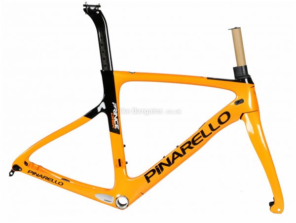 Pinarello Prince Disc Carbon Road Frame 59cm, Orange, Carbon, 700c, Disc