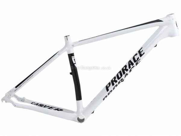 Prorace Carver Carbon Hardtail MTB Frame S, Red, White, Carbon, 29", Disc, Hardtail