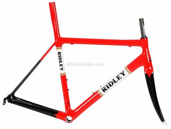 Ridley Helium ISP Calipers Carbon Road Frame XS, Red, White, Black, Carbon, 700c, Caliper Brakes, 1.58kg