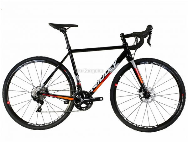Ridley X-Ride 105 Disc Alloy Cyclocross Bike 2019 M, Black, Orange, White, Alloy, 700c, 11 Speed, Double Chainring, Disc