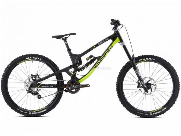 Saracen Myst Pro 27.5" Carbon Full Suspension Mountain Bike 2019 L, Yellow, Black, 27.5", Full Suspension, 10 Speed, Disc, Single Chainring