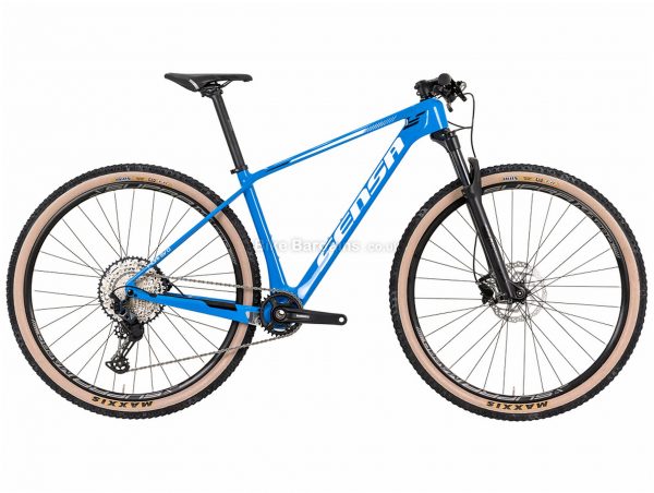Sensa Fiori Evo Limited Carbon Hardtail Mountain Bike 2020 19", Blue, 29", Carbon, 12 speed, Disc, Hardtail, Single Chainring