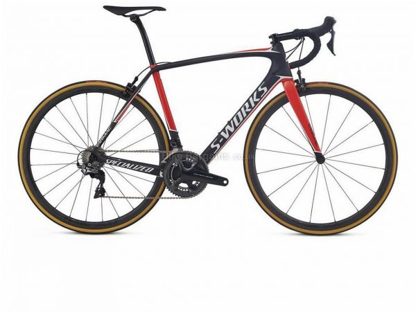 Specialized S-Works Tarmac Dura-Ace Carbon Road Bike 2017 58cm, Black, Red, Carbon, 11 Speed, Caliper Brakes, Double Chainring