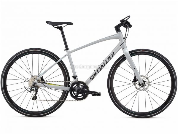 Specialized Sirrus Elite Ladies City Hybrid Bike 2020 XL, White, Alloy, 20 Speed, Disc, 700c