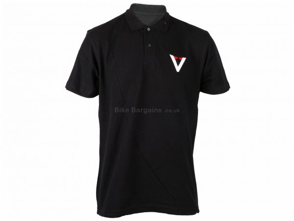 Astute Casual Polo Shirt L,XL, Black, Short Sleeve
