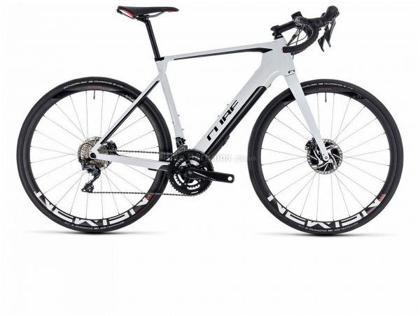 Cube Agree C:62 SL Disc Hybrid Electric Bike 2019 56cm, White, Black, Carbon, 700c, Disc, Double Chainring, 11 Speed, 