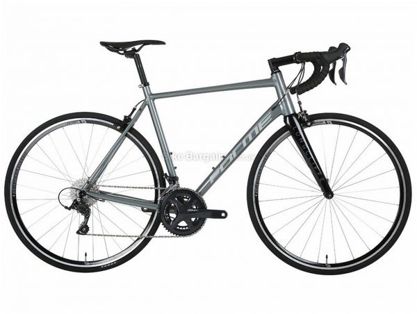 Forme Longcliffe 1 Alloy Road Bike 48cm, Grey, Black, Alloy, 9 Speed, Double Chainring, Caliper brakes, 700c