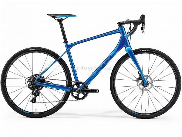 Merida Silex 600 Alloy Gravel Bike 2019 M, L is extra, Blue, Alloy, 700c, Disc, 11 Speed, Single Chainring