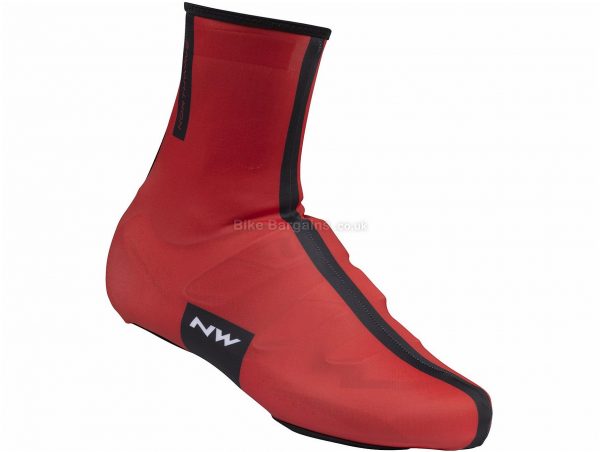 Northwave Extreme Graphic Overshoes S, Red, Black, Men's, Ladies, Lycra