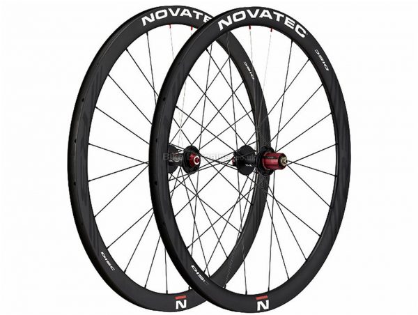 Novatec R3 Carbon Clincher Disc Road Wheels 700c, Black, Pair, Carbon, Shimano Hub, Disc, Pair, 1.58kg