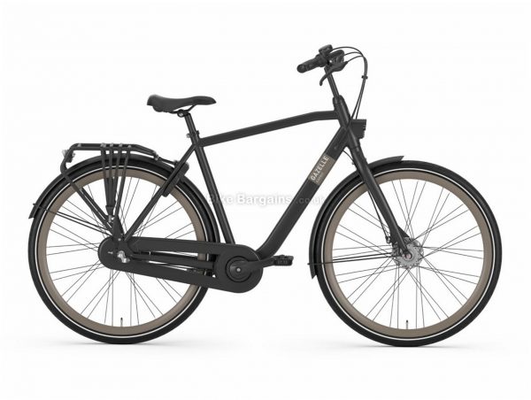 Gazelle Esprit T3 Alloy City Bike 2020 59cm, Black, Alloy Frame, 3 Speed, Disc Brakes, 700c Wheels, Hardtail