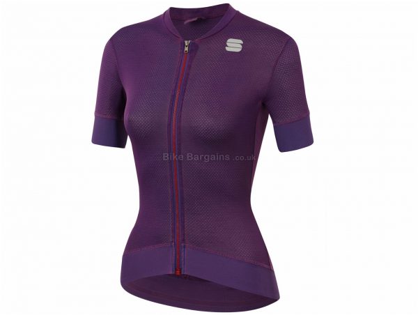 Sportful Ladies Monocrom Short Sleeve Jersey L,XL,XXL - some are extra, Black, Blue, Grey, Orange, Pink, Purple, Yellow, Short Sleeve, Ladies, Polyester, Elastane