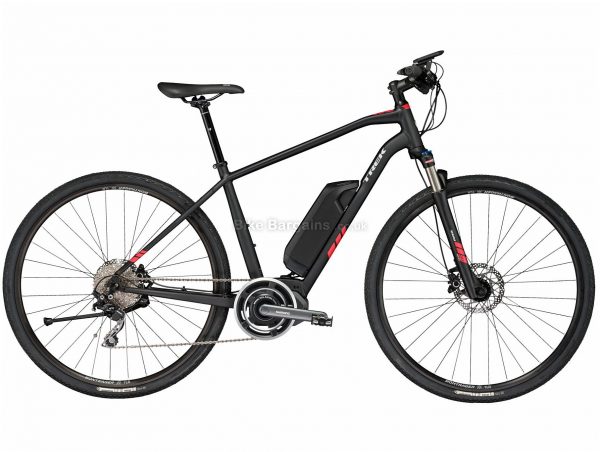 Trek Dual Sport Plus Electric Bike 2018 17", Black, Alloy, 700c, Disc, 10 Speed, Single Chainring
