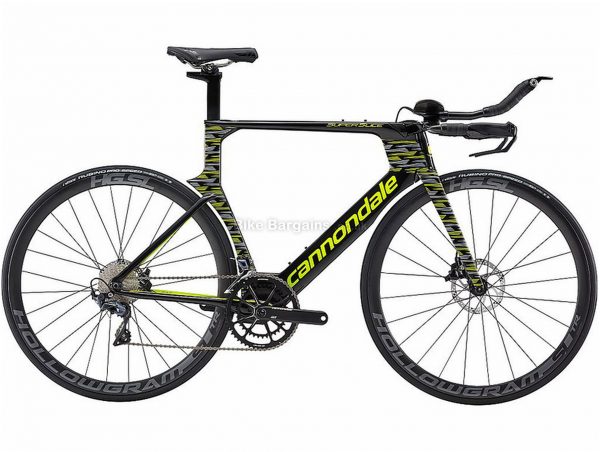 Cannondale SuperSlice Ultegra Carbon Road Bike 2019 50cm, Black, Yellow, Carbon, Disc Brakes, 22 Speed, 700c, Men's, Double Chainring