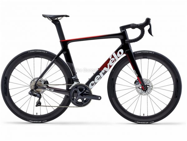 Cervelo S3 Disc Ultegra Di2 Carbon Road Bike 2020 48cm, Black, Red, White, Carbon Frame, Disc Brakes, 22 Speed, Men's, Ultegra Groupset, 700c Wheels, Double Chainring