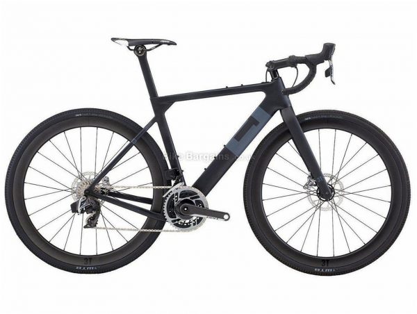 3T Exploro LTD eTap Carbon Gravel Bike XL, Black, Grey, Carbon Frame, Disc Brakes, 24 Speed, 700c Wheels, Double Chainring