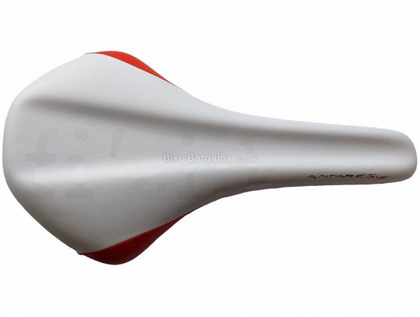 Fizik Antares Versus S-Alloy Road Saddle 275mm,142mm, White, Red, Alloy, 209g
