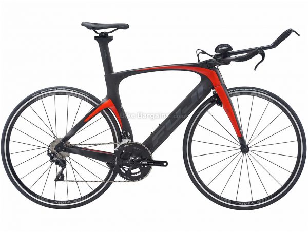 Fuji Norcom Straight 2.3 Carbon TT Road Bike 2020 51cm, Black, Grey, Red, 22 Speed, Carbon Frame, Caliper Brakes, 700c wheels