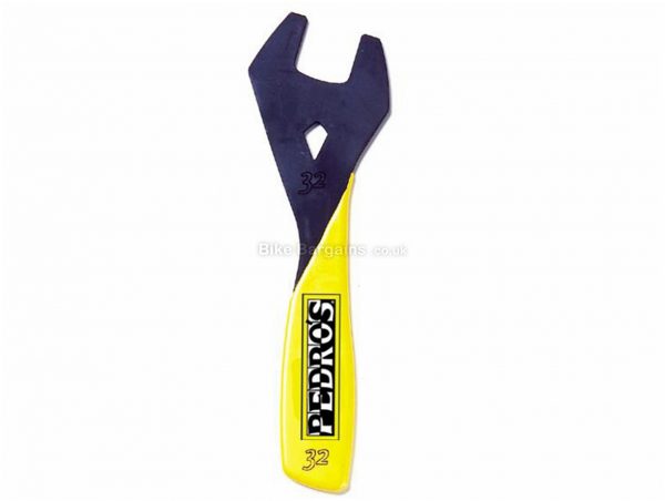 Pedros Headset Wrench 32mm, 40mm, Yellow, Black, Steel, Rubber