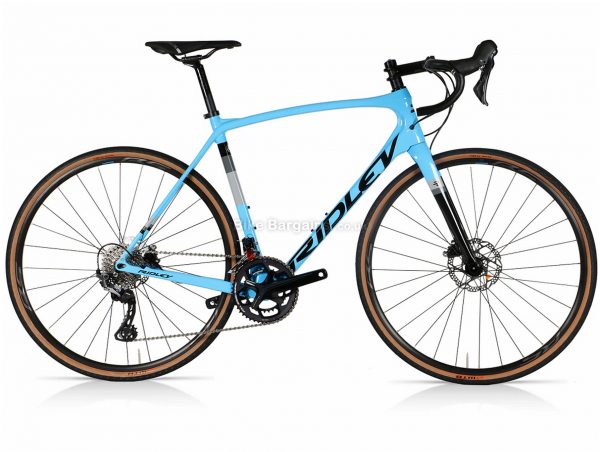 Ridley Kanzo Speed GRX600 Carbon Gravel Bike XS, Blue, Black, Carbon Frame, 700c Wheels, 22 Speed, Disc Brakes