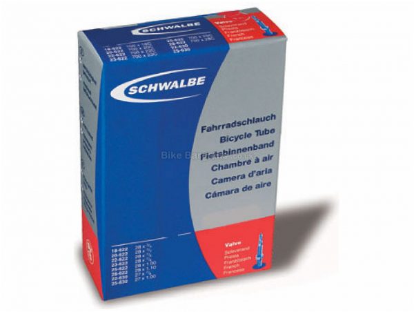 Schwalbe SV17 Road Inner Tube 700c, 40mm, 50mm, Black, Presta