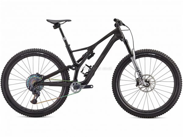 Specialized S-Works Stumpjumper Carbon SRAM AXS 29" Full Suspension Mountain Bike 2020 M,L, Black, Silver, 12 Speed, Carbon Frame, Disc Brakes, 29" wheels