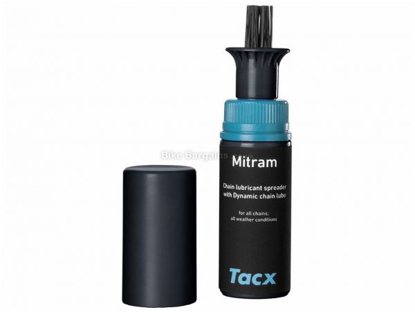 Tacx Mitram Lubricant Spreader with Dynamic Chain Lube 35ml, Black, Blue