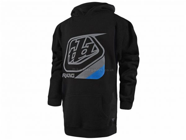 Troy Lee Designs Precision Youth Pullover Hoodie M, Black, Grey, Blue
